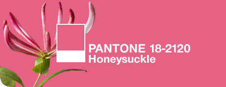 Pantone Color of the Year - Honeysuckle
