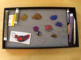 Organized Seed Bead Mat