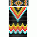 free-beading-pattern-barrette-black-drama-sm Native American Beading Patterns