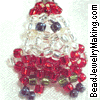 beadedsantaclaussmall 3d Beaded Crystal Santa Claus