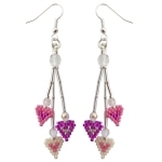 Dangly Hearts Earrings