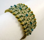 Olivine Seed Bead Bracelet