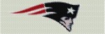 New England Patriots Peyote Pattern