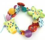 Ceramic Button Bracelet