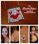 heart seed bead necklace 5 Heart Seed Bead Bracelet