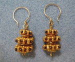 Stacked style earring pattern