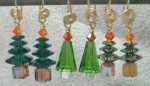 Crystal Christmas Tree Earrings