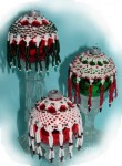 Bead and Crochet Ornament Covers