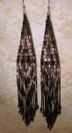 shoulder duster earrings Shoulder Duster Brick Stitch Earrings