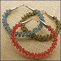 Kumihimo Wire and Crystal Bracelet