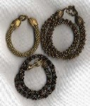 Round Braid Kumihimo Bracelet, Drop Beads Necklace
