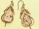 Mixed Media Ephemeral Earrings