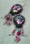 Bead Embroidered Earrings