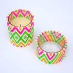 Beaded Candle Covers