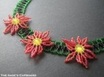 Beaded Poinsettias