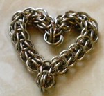 Full Persian Chain Mail Heart