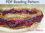 Woven Ribbon Herringbone Bracelet