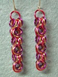 Shaggy Loops Chain Maille Earrings