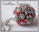 Seed Bead and Pearl Beaded Bead