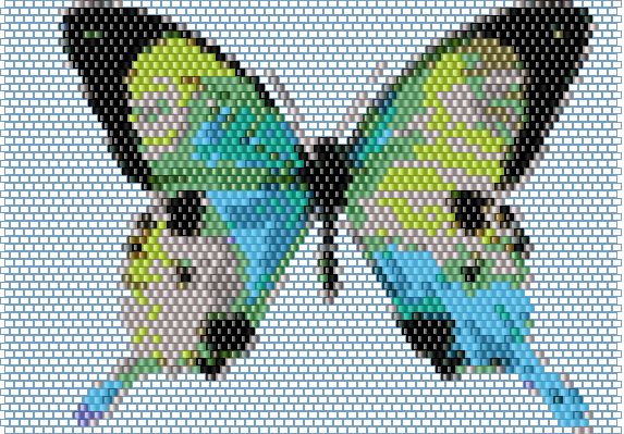 PDF Seed Bead Fly Pattern Brick stitch Beading Bug Pattern 