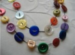 String a Button Necklace