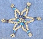 Beaded Snowflake