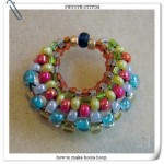 Hoola Hoop Peyote Stitch Earrings