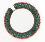 Netted Collar with Twin Beads