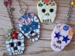 Sugar Skulls Mixed Media Jewelry 