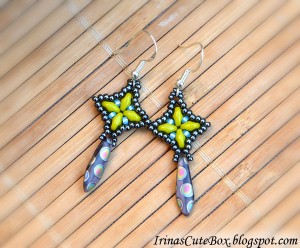 Dangle Beaded Earrings Tutorial