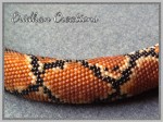 Beaded Crochet Snake Rope