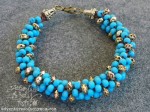 Kumihimo Beaded Bracelet