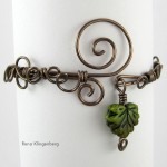 Leaf & Vine Filigree Wire Bracelet 