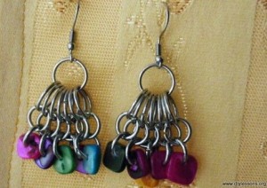 Peacock Chain Earrings