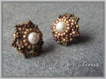 Flower Stud Earrings Free Pattern 