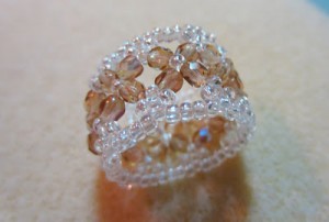 Sparkling Crystal Champagne Rings