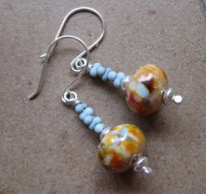 Peanut Bead Earrings