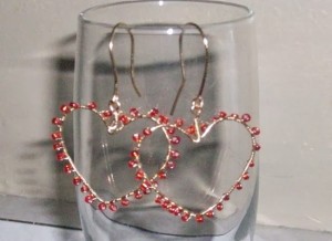 Quick and Easy Heart Earrings