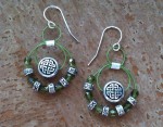 Celtic Bead Dangles Earrings