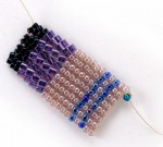 Flat Herringbone Bead Stitch