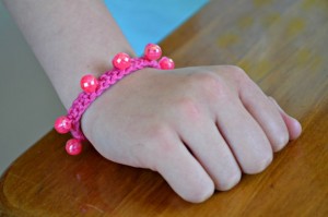 Quick Beaded Crochet Bracelet