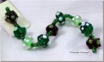 Easy Green Glass Bead Bracelet