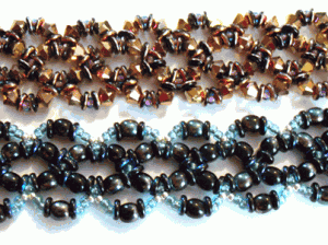Right-angle Weave Bracelet With O-beads
