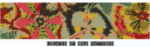 Floral Peyote Bead Pattern