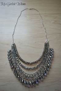 DIY Silver Sparkle Necklace