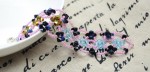 Right Angle Weave Bracelet with Multi-Colored Bicones
