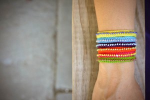 Crochet Beaded Bracelet