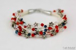 Patriotic Layered Bead Bracelet