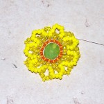 Seed Beaded Sunflower Earring Tutorial