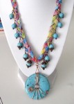 Turquoise Dreams Mixed Media Necklace Tutorial